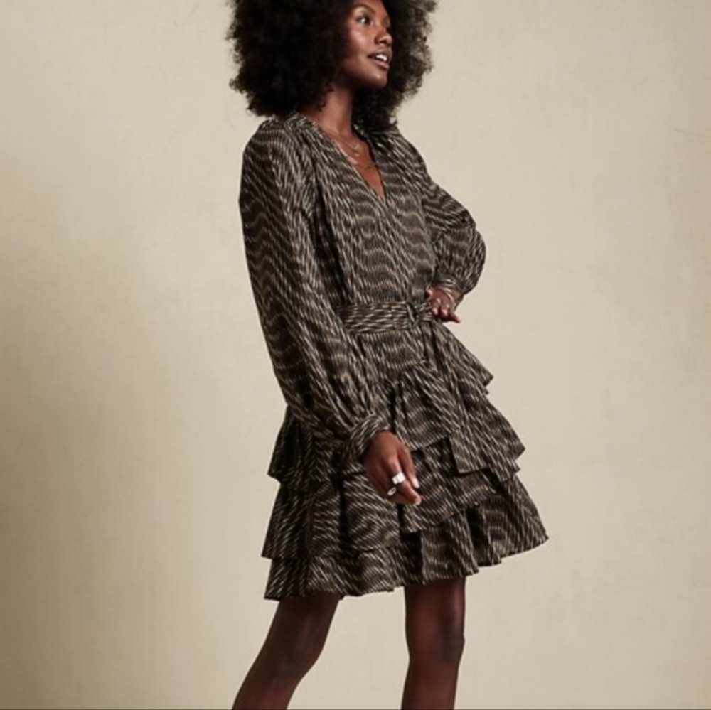 Banana Republic Factory Ruffle Dress